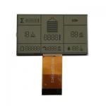3.0V Custom LCD Panel , Segmented LCD Display TN Transmissive FPC Connect for sale