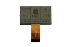 China 3.0V Custom LCD Panel , Segmented LCD Display TN Transmissive FPC Connect supplier
