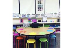 China Removable Reusable Reusable Dry Erase Table Dots ODM Table Spots Classroom supplier