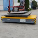 Industrial Flatbed Battery Transfer Cart Self Propelled Hand Operated for sale