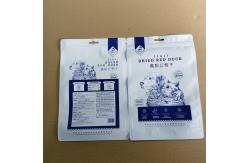 China Stand Up Pouch with Window Panel Premium Cosmetic Packaging Glossy Finish & UV Protection supplier