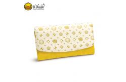 China Multifunctional Zipper Pocket Wallet Polyester Canvas Material supplier