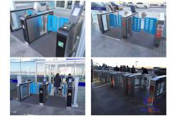 China AC / DC Security Turnstile Gate With RFID Fingerprint Facial Recognition Access Control supplier