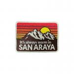 Rainbow Clorful Embroidered Iron On Patches Decorative Bagdes For Jacket for sale