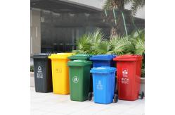 China Industrial Garbage Bins Plastic Waste Bin Hdpe Garbage Bin with Lid supplier