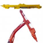 BS900E Excavator Mounted Telescopic Arm 3 Sections For Digging Deep Basement