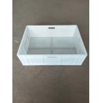 Virgin Polyethylene Reinforcing Anti - Skid Bottom Euro Stacking Containers Loading Capacity 20kg for sale