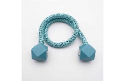 China Navy Blue Polyester Thread Magnet Box Curtain Strap supplier