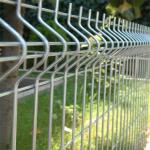 Square Hole 50x100mm 3d Curved Wire Mesh Fence 3.0mm