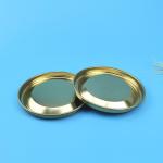 Gloss Tinplate Metal Red Wine Tube Canned Food Lid Covers for sale