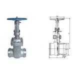 DS / Z64H Pipeline Cast steel gate valve water sealed by flange and welding for sale