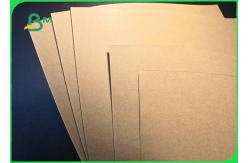 China 160gsm Brown Kraft Testliner Paper For Gift Wrapping 135cm Recycled Pulp supplier
