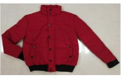 China Orange Girls Kids Padded Jacket Rib Wrast Keep Warm Water Resistant supplier