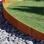 Wear Resistance 1.6mm Corten Steel Lawn Edging Rusted Metal Landscape Edging for sale
