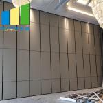 Melamine Commercial Movable Partition Walls Sliding Folding Divider For Office for sale