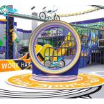 Indoor Playground Equipment Circular Riding Amusement Equipment Kids Play Light Rides for sale