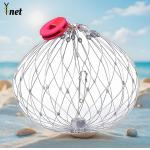 Customized Crab Net Bait Cage Foldable Crab Catching Cage For Ultimate Catch