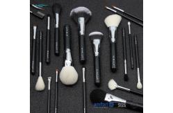 China Black 20pcs Cooper Ferrules Makeup Set With Brushes supplier
