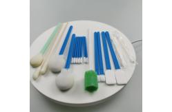China Rectangle Square Pointy Foam Tip Swabs For Printer Electronics Cleaning supplier