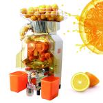 Custom Orange Juice Squeezer , Pomegranate Juice Machine With Automatic Feeder for sale