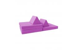 China Safe Indestructible Modular Foam Play Couch For Toddlers OEM supplier