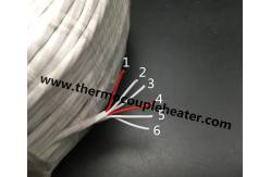 China PT100 RTD Cable 6-Wire With PTFE Insulation supplier