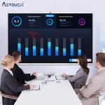 60Hz Smart Board Interactive Flat Panel Display Whiteboard 75 Inch Silver