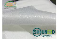 China Silicon Non Woven Interlining 50% Polyester Fused Fabric For Embroidery supplier