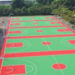 Acrylic Basketball Court Tennis court and badminton Sports Flooring for sale