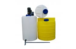 China Electric Water Treatment 50 Gallon Mixing Tank Chemical Storage OEM supplier