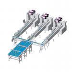 Full automatic flow wrap food sorting and packing line