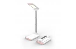 China Office Tablet Desk Led Lamp Holder Folding Foldable Desk Lamp Qi Wireless Charger supplier