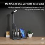Bedroom LED Night Light 5 In 1 Foldable Rechargeable Table Lamp 15W for sale