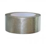 Reinforced Thermal Insulation HVAC Aluminum Foil Tape Laminated Closer PE Mesh Tape for sale