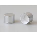 Matte Silver Screw Jar Lids 28 / 410 With Carved Line Regular Mouth for sale