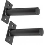 Black Power Rack Attachment for Strength Training Plate Storage in Modern Design Style for sale