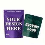 Custom Printed Stand Up Pouches Waterproof Branded Packaging Bag Wholesale Options