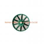 3 inch 10 beveled edge Segments Velcro Backed concrete grinding disc for Stonekor concrete grinder for sale