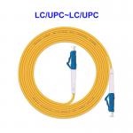 LC UPC LC UPC Pigtail Single Mode , 1 Core Fiber Optic Cable Eco Friendly for sale