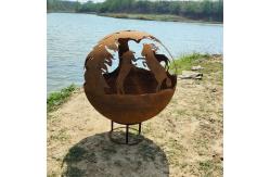 China Wood Burning Steel Outdoor Fire Pit Depth60cm/80cm/100cm/Custom supplier