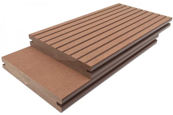 Engineered Premium Composite Decking WPC Tiles For Patio Porch 25mm