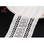 5.2cm Width Water Soluble Lace Trimming For Straight Skirt Tail Design