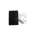 Heat Seal Custom Printed Plastic Bags Aluminum Foil Sachet Matte Black  for sale
