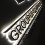 Outdoor Alphabet Led Letter Lights Signboard Halo Lit Sign Letters for sale