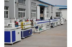 China Full Automatic Plastic Pipe Extrusion Line , PE Single Screw Extruder Machine supplier