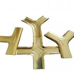 Steel Electroplate Replacement Astragal Bars Decoration For Double Glazing Door Glass for sale