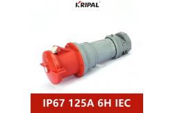 China CE IP67 125A  4 Pin Industrial Connector  High Temperature Resistant supplier