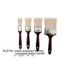 White Bristle Paint Brush For House Civil Polyester Paint Brush for sale