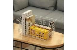 China Small Medium Big Wire Mesh Container Stacking Baskets Plastic Spraying supplier