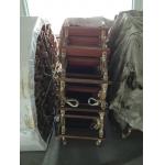 Wooden Nylon Rope Boat Boarding Ladders Rubber Pad Pilot for sale
